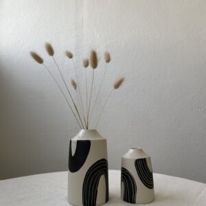 VASES SGRAFFITO M (COL BEIGE)