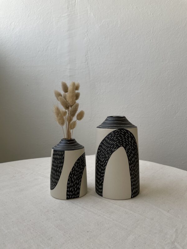 Vases SGRAFFITO S (COL NOIR) – Image 2