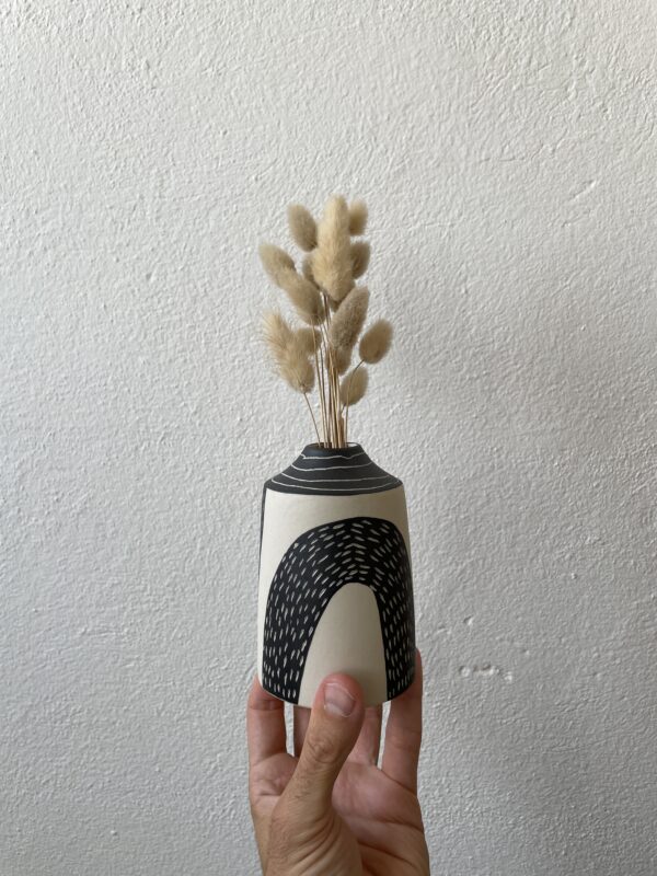 Vases SGRAFFITO S (COL NOIR)